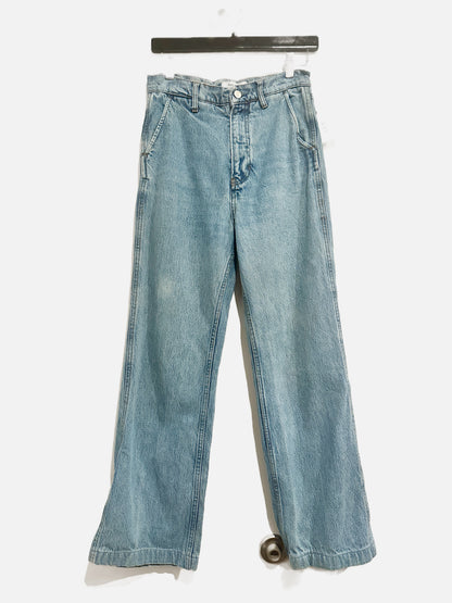 Reformation Brynn High Rise Wide Leg Trouser Jeans in Oneida - 26