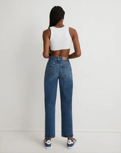 Madewell The Perfect Vintage Straight Jean in Mayfield Wash - 23