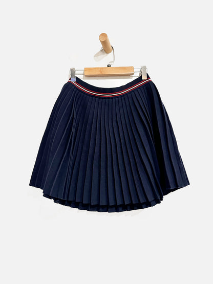 Commense Navy Pleated Mini Skirt - Medium
