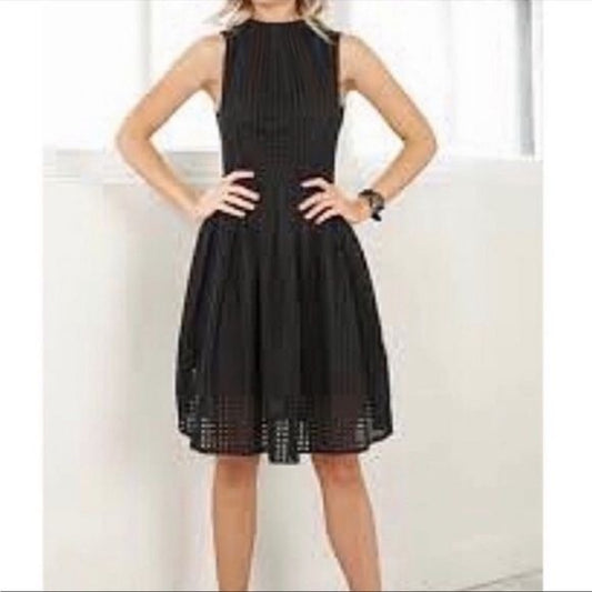 Anthropologie Deletta Cosgrove Fit and Flare Dress Size Small