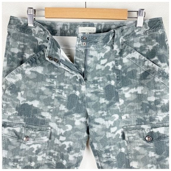 Anatomie Karo Camo Stretch Cargo Pants Size Large