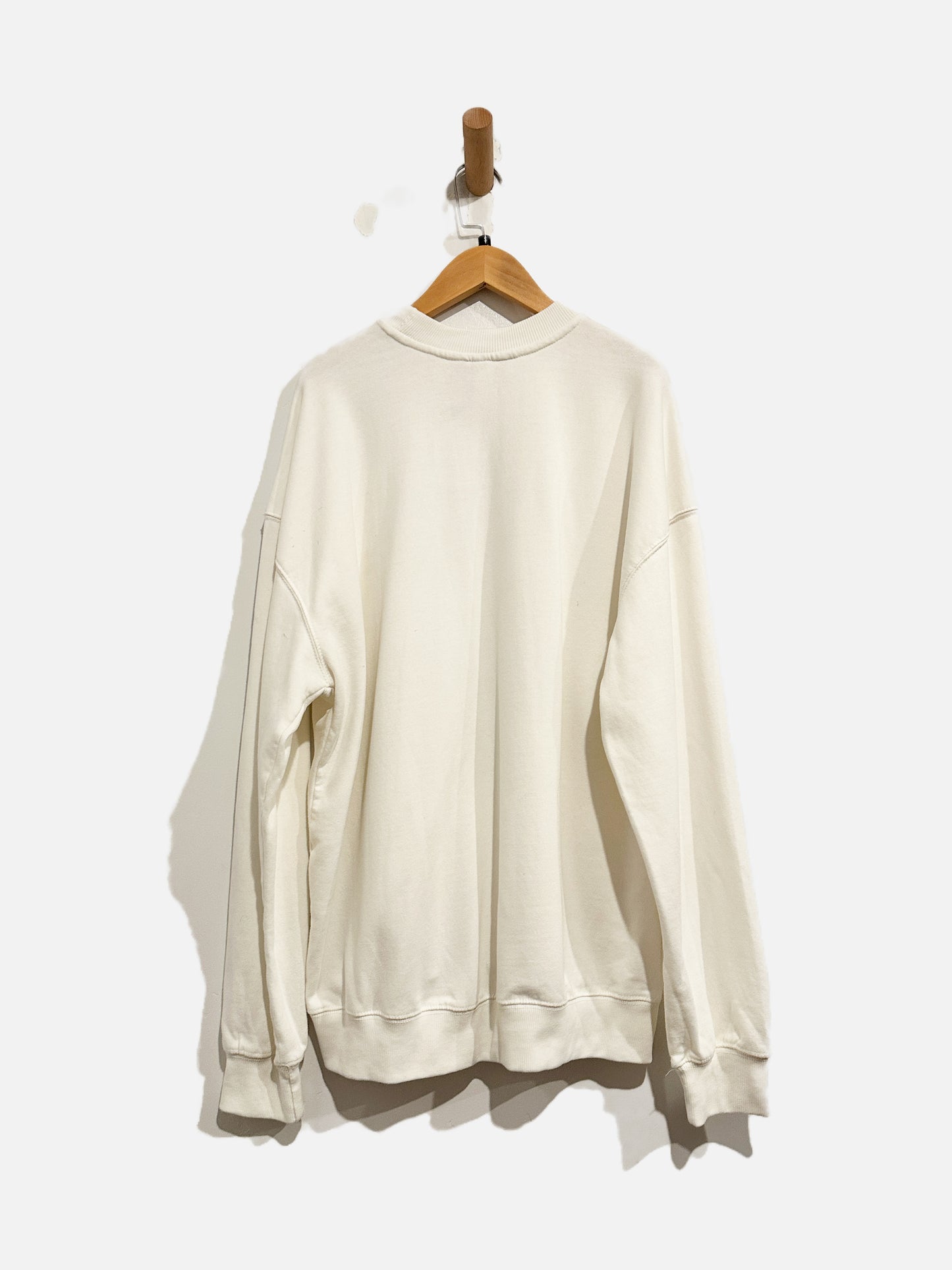 Billabong White Graphic Crewneck - Small