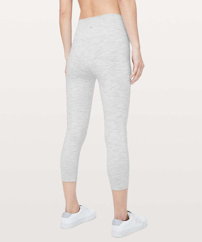 Lululemon Wunder Under Crop Luxtreme 21" in Wee Are From Space Nimbus Battleship - 6