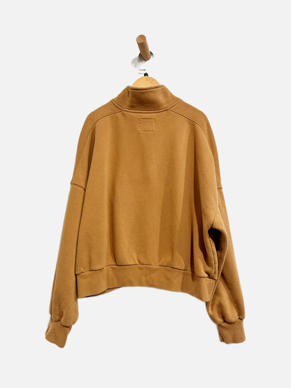 Abercrombie & Fitch Brown Half Zip - Large