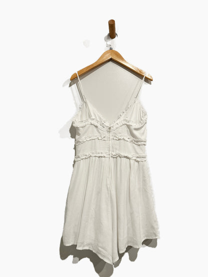 Trixxi White Romper - Medium