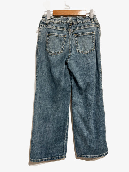 Cat & Jack Heart Stretch Wide Leg Jeans - 10