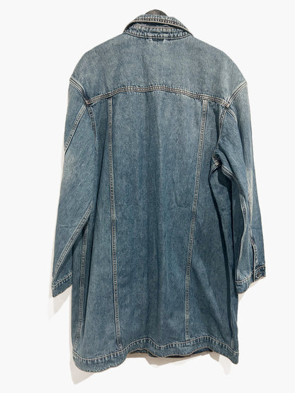 Carly Jean Haidyn Long Denim Jacket- XL