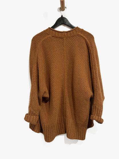 Madewell Whitley Open Cardigan Sweater in Heather Cumin - XS