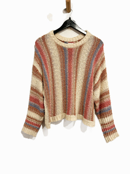 Billabong Easy Going Striped Sweater - Medium