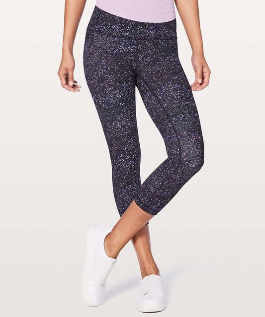 Lululmon Wunder Under Crop Leggings in Crystalline- 2