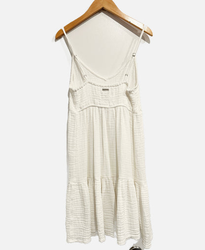 Billabong Wave After Wave Mini Dress in Salt Crystal - Small