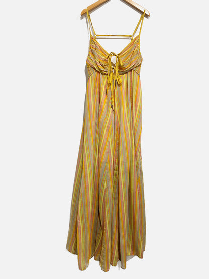 Free People Dream Weaver Maxi Dress in Citrus Combo - Medium