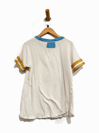 Free People Let’s Do This Ringer Tee  - Small