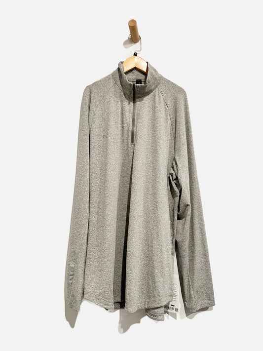 Lululemon NWT Gray License To Train Half Zip - XL