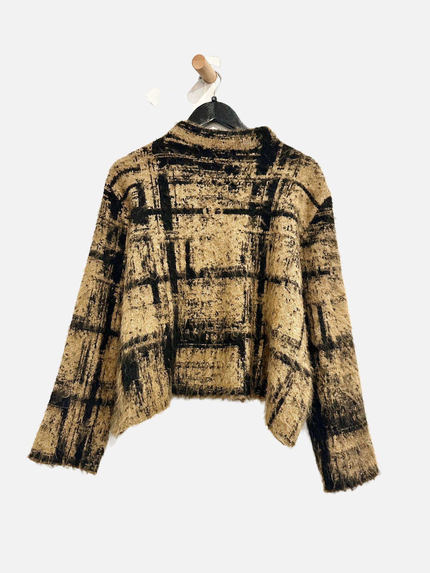 Zara Brown/Black Mockneck - Small