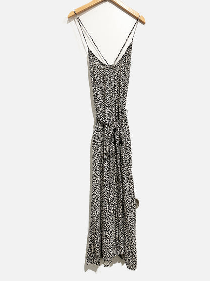 Billabong Black and White Dotted Jumpsuit - Small