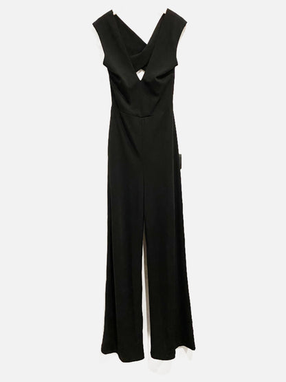 Lulus NWT Black V Neck Jumpsuit - Small