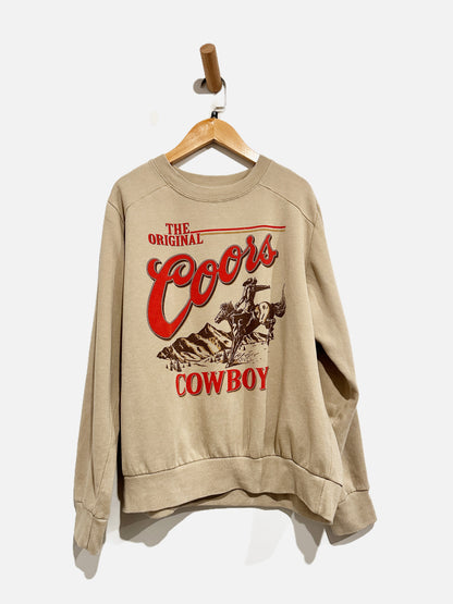 Coors Brown Graphic Sweatshirt - Small