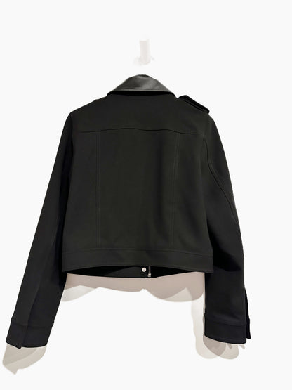 Madewell Shrunken Utility Jacket in True Black - 8