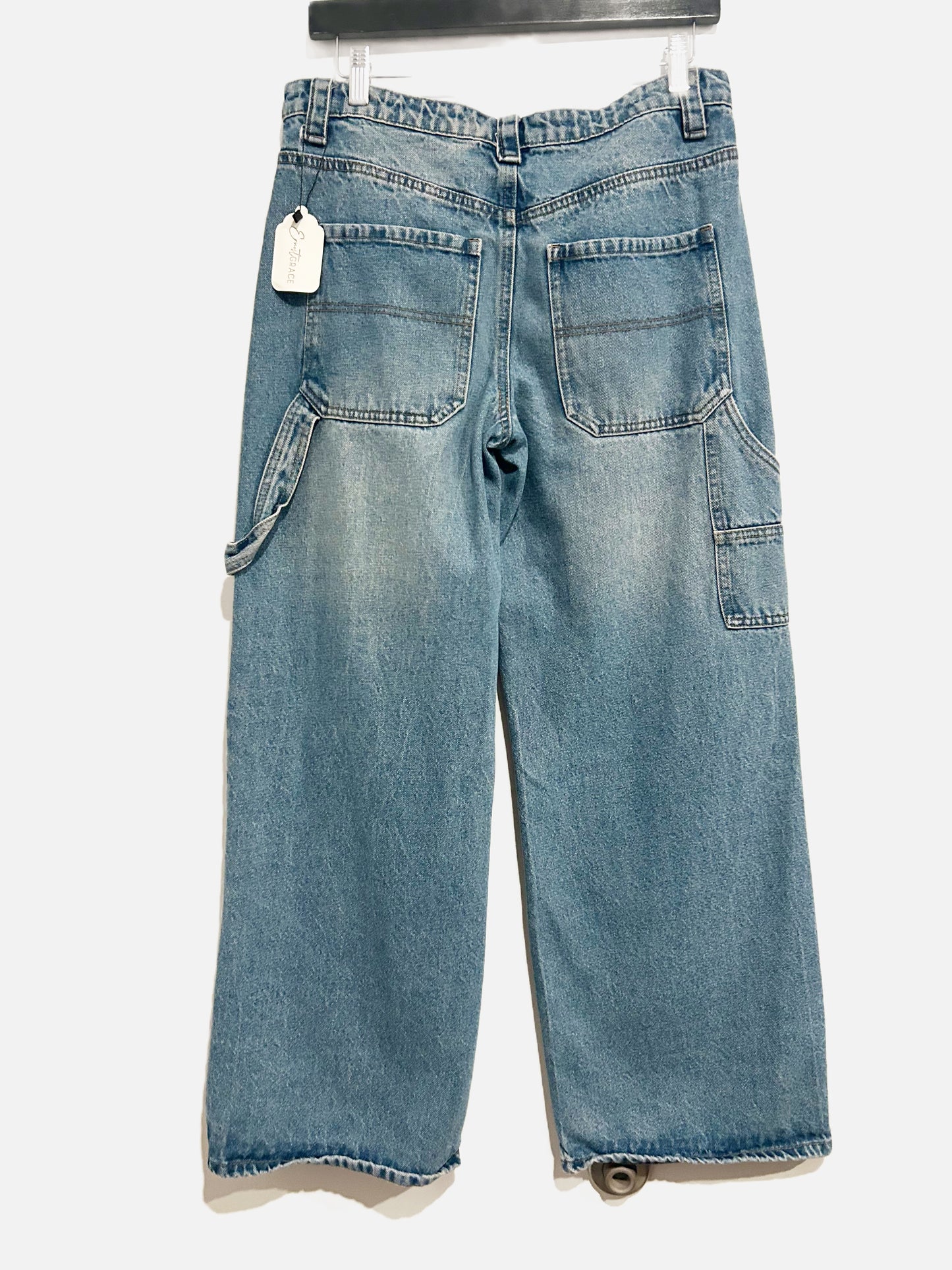Edikted Carpenter Low Rise Baggy  Jeans - Medium