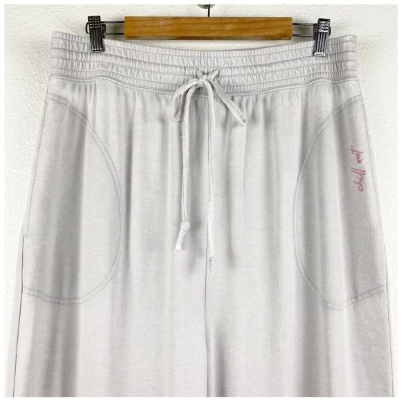 Free People Cozy Cool Girl Pants in Sterling Size Large