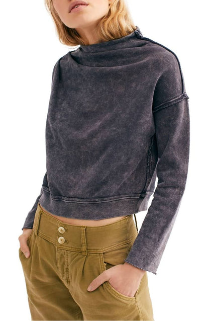 Free People Blue Pullover - Small