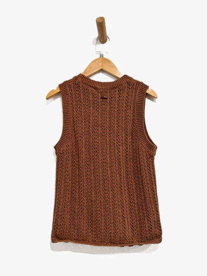 Levi’s Sunrise Crochet Sweater Tank in Sorrel Horse - Small