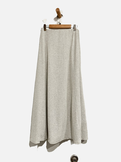 Zara Silver Knit Midi Skirt - Small