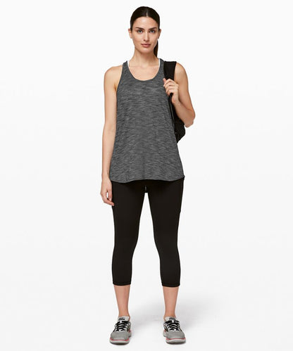 Lululemon Essential Tank in Heathered Black - 6