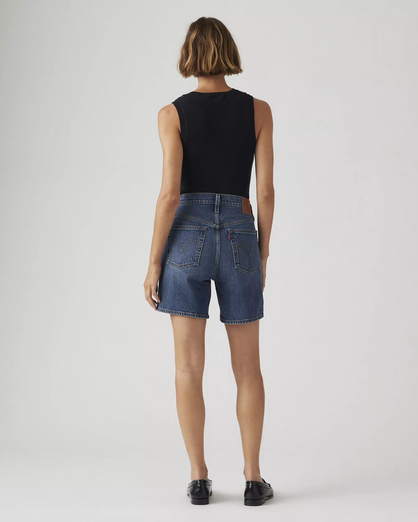 Levi's 501 Mid Thigh Shorts in Broken Midnight - 29