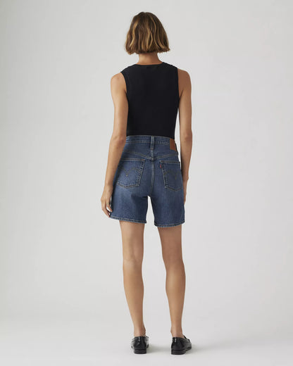 Levi's 501 Mid Thigh Shorts in Broken Midnight - 29