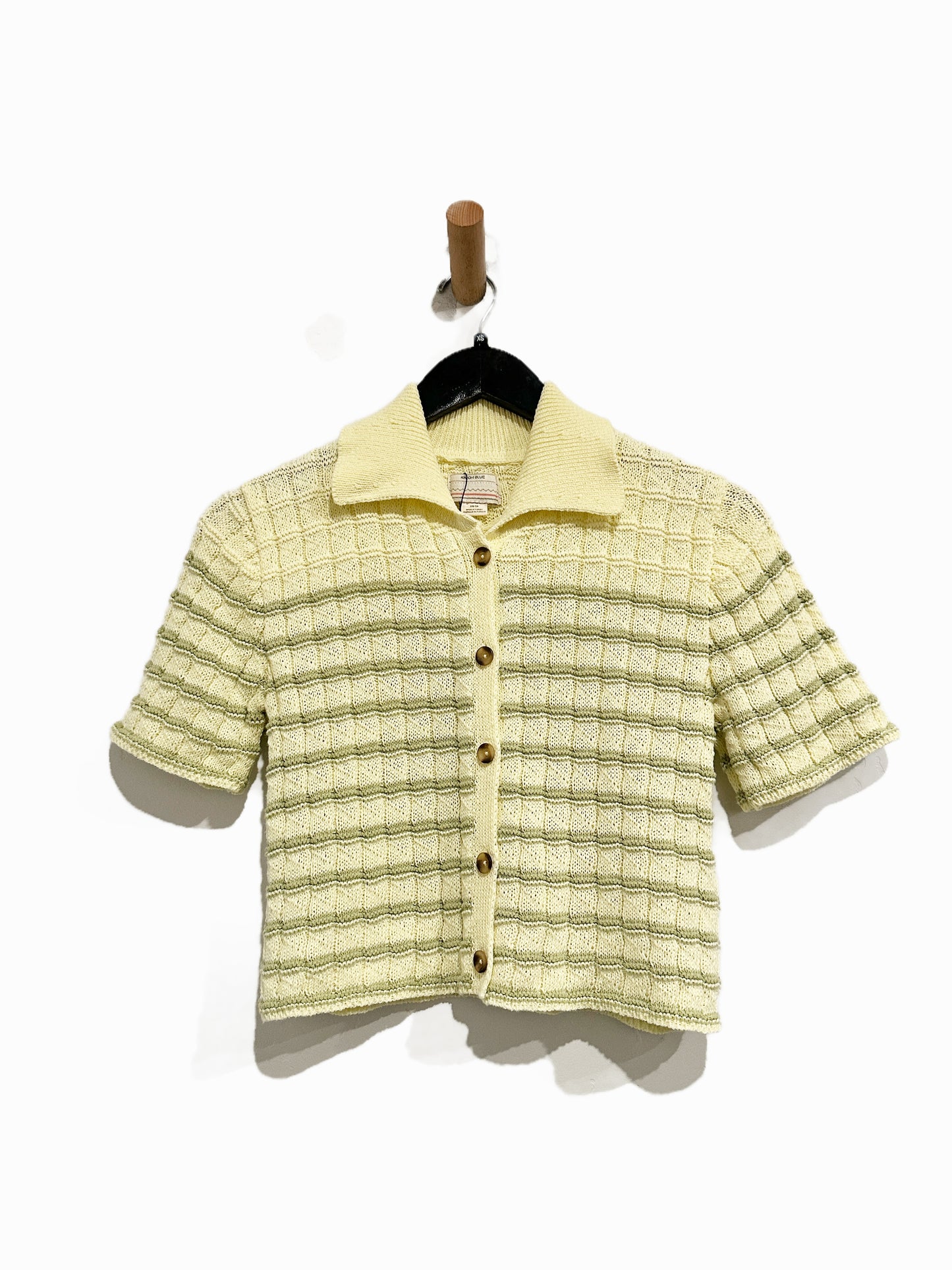Kimchi Blue Oliver Button-Down Polo Sweater - XS
