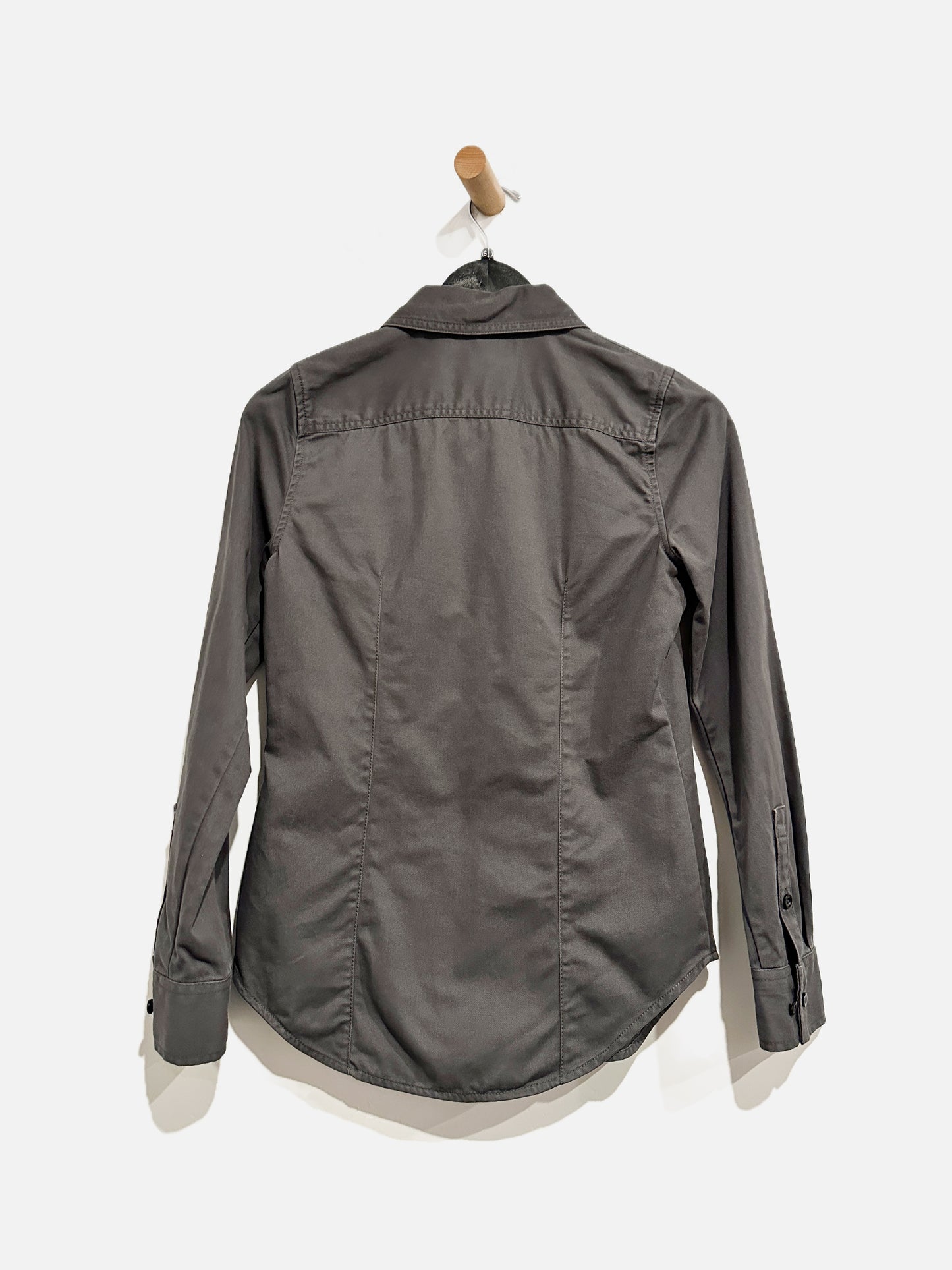 Madewell Gray Button Down -00