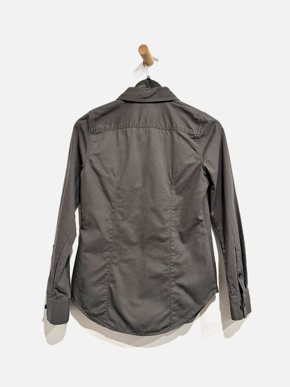 Madewell Gray Button Down -00