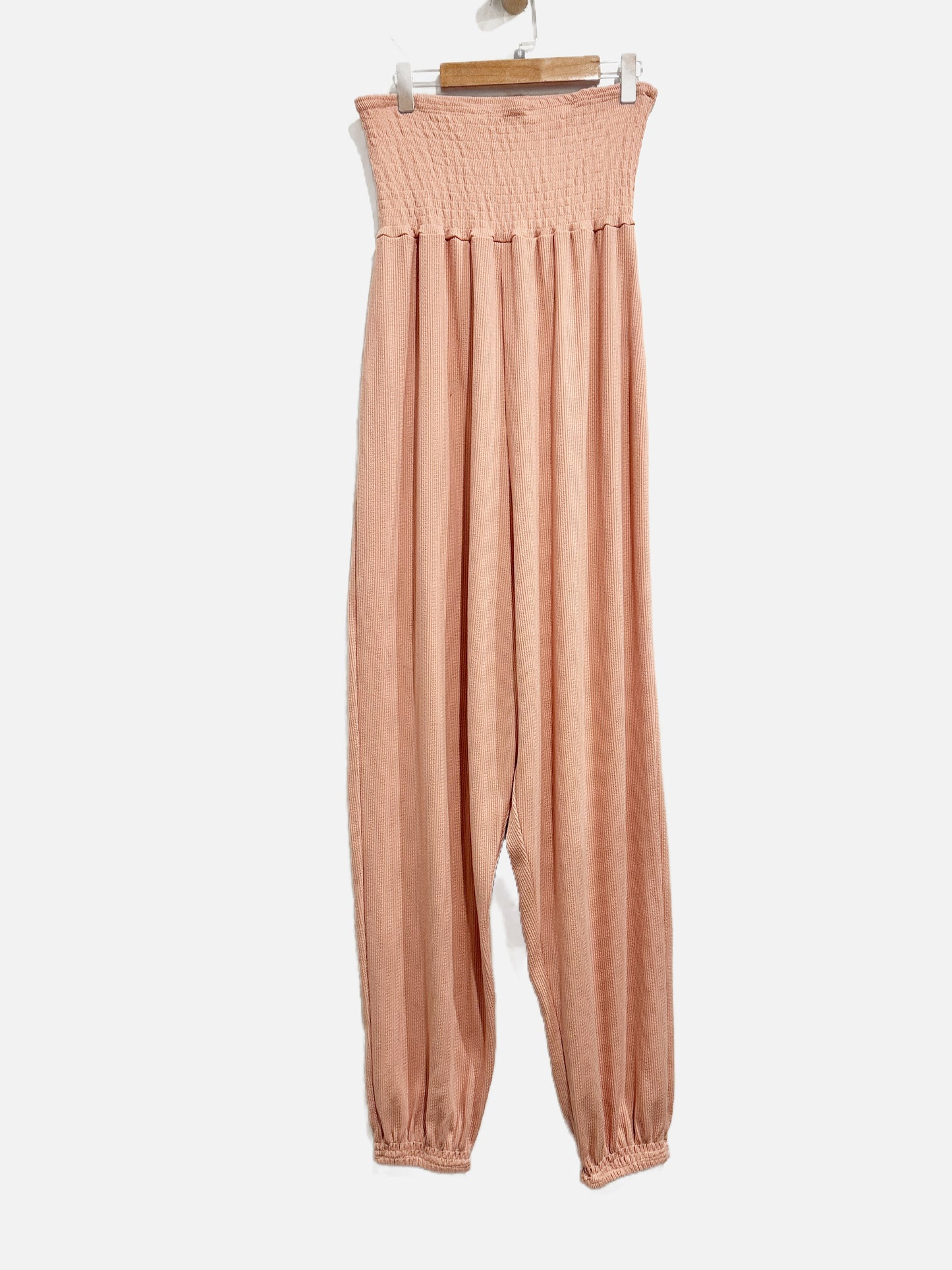 O’Neill Pink Strapless Jumpsuit - Medium