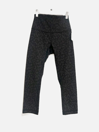 Lululemon Wunder Under Crop Full-On Luxtreme 21" in Formation Camo Deep Coal Multi - 4