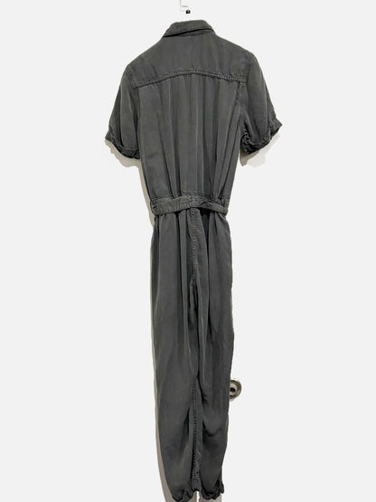 BDG Grey Zip Up Jumpsuit - Small