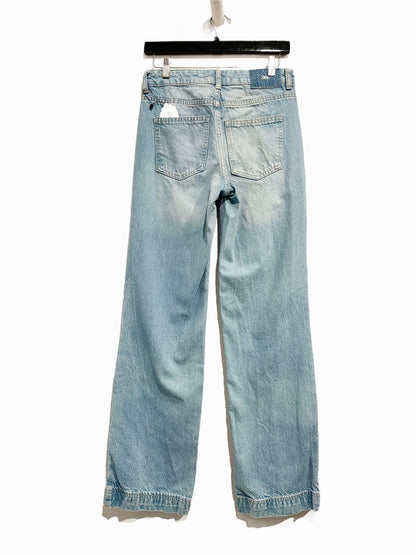 Zara Wide Leg Patch Pocket Jeans - 2