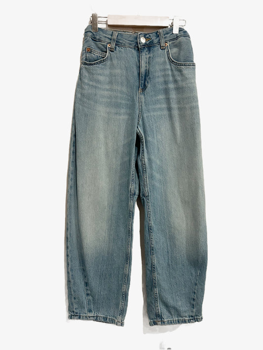 Zara Girls Barrel Leg Jeans - 12/13