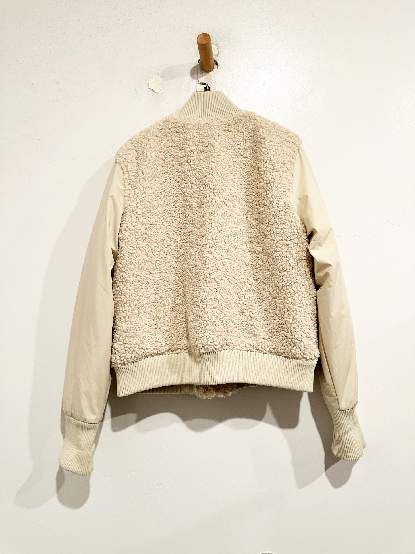 UpWest Cream Sherpa Jacket - Medium