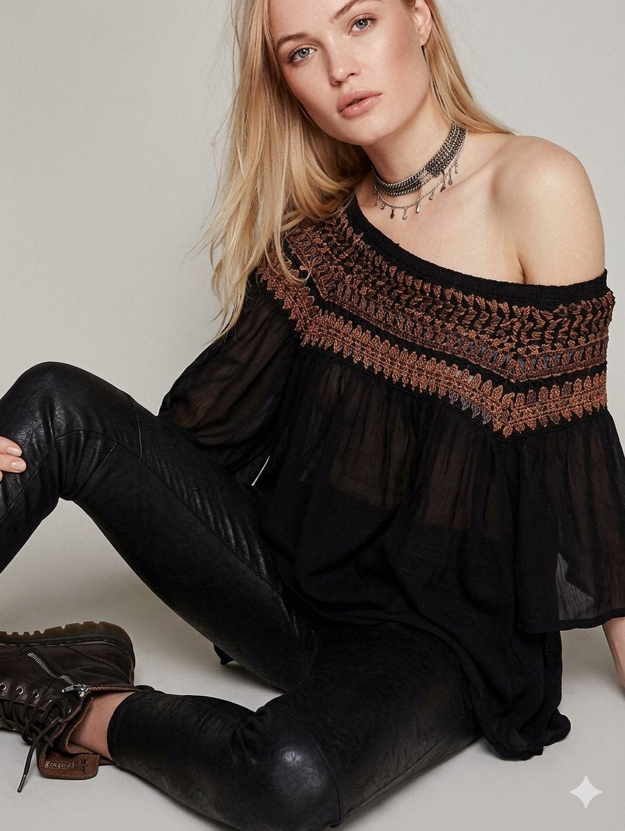 Free People Loch Lomond Fair Isle Sweater
