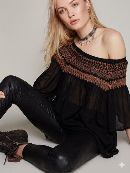 Free People Loch Lomond Fair Isle Sweater