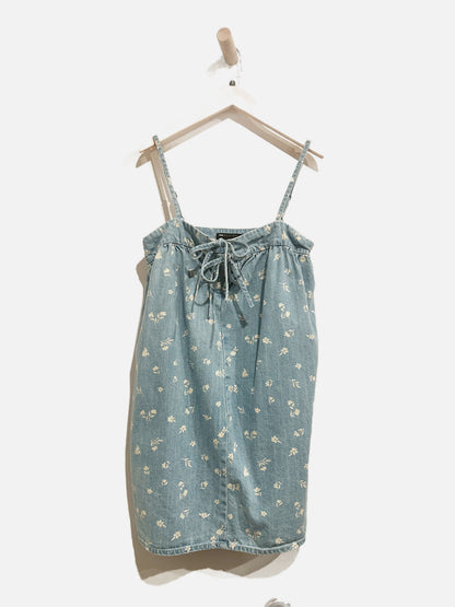 ASOS Soft Denim Floral Cami Mini Dress - 2