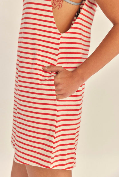 Free People Free-est Sailor Mini Dress in Fiery Red Combo - Small
