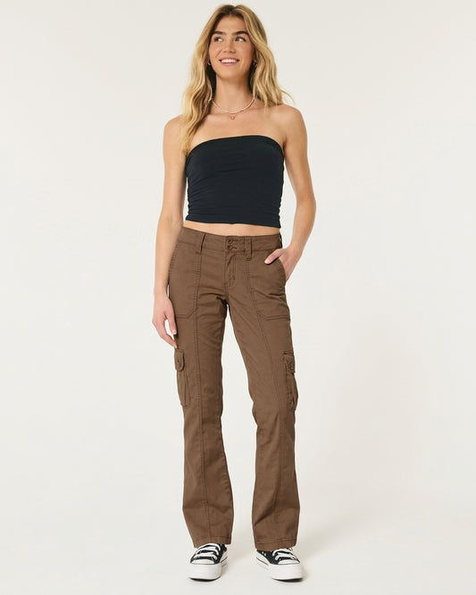Hollister NWT Mid-Rise Relaxed Boot Cargo Pants - 29