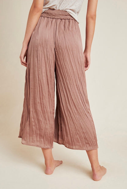 Anthropologie Saturday Sunday Mona Wide-Leg Pants in Brown - XS