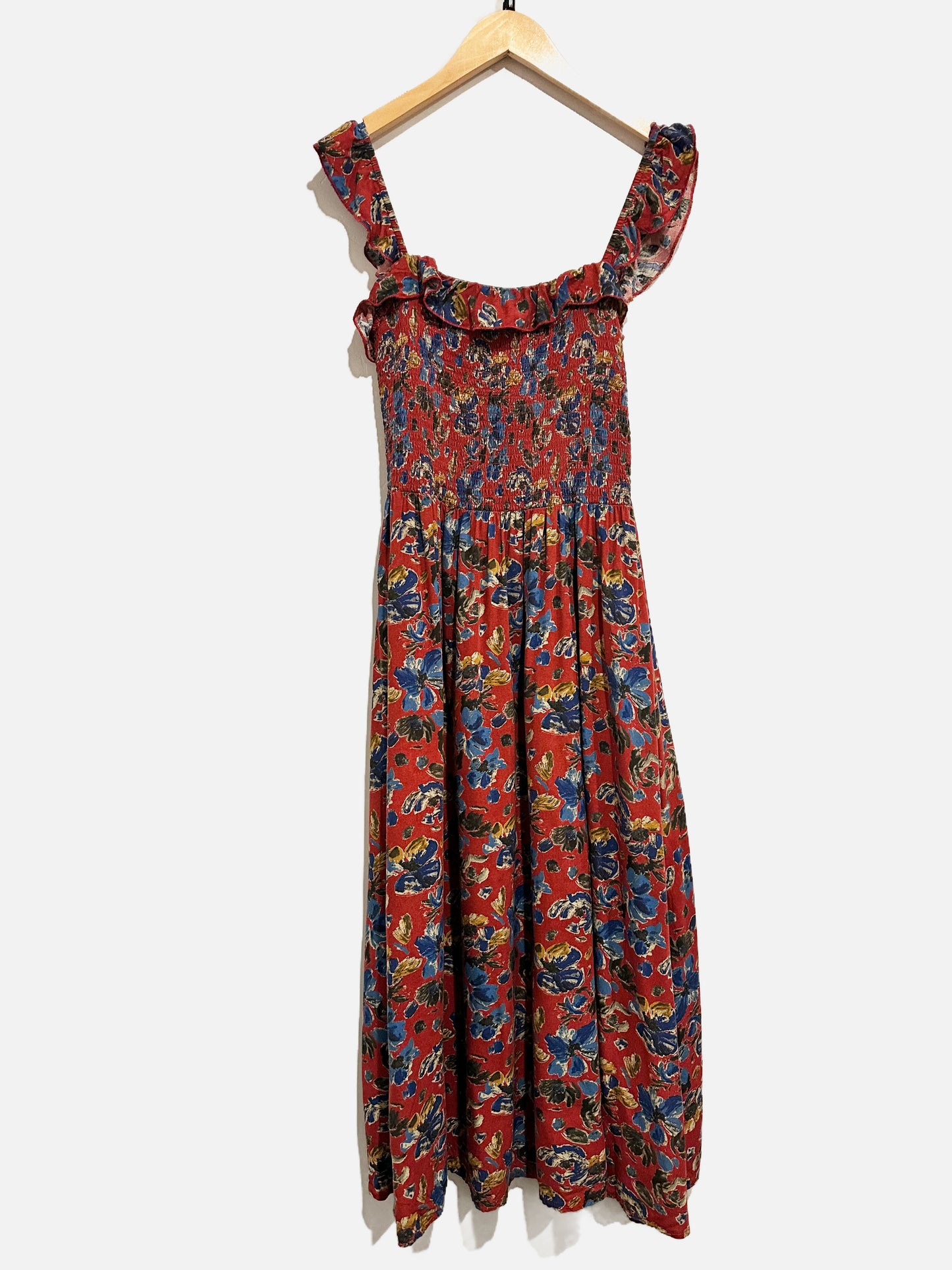 Natural Life Megan Smocked Midi Dress - Medium