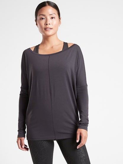 Athleta Essence Flow Top in Spring Night - XS