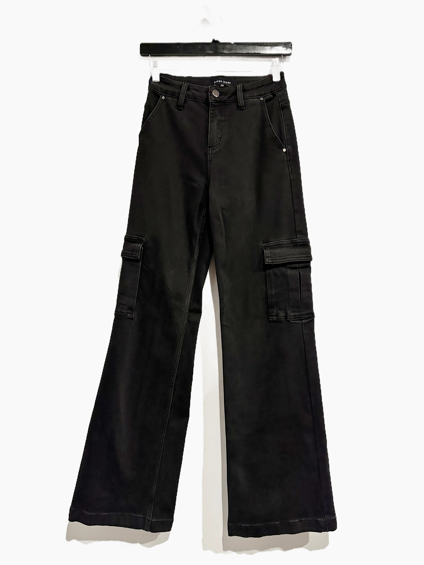 Risen High Rise Wide Leg Cargo Jeans - 0/24