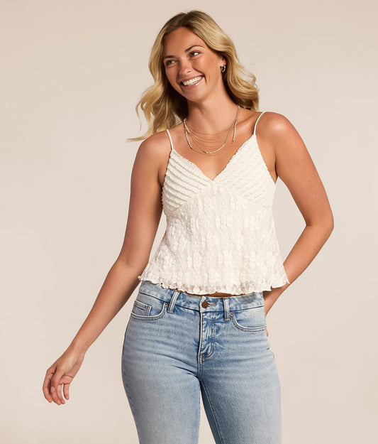 NWT By Together Forever Feeling Top in Ivory - Small